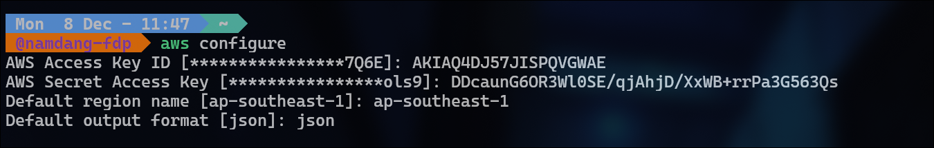 AWS CLI Configure